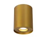 TUBE Spot Round GU10 D9.6 H12.5cm Matt gold/Brass