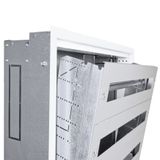 Flush-mounted frame + door 4-21, 3-part system