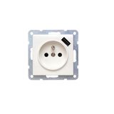 Universal USB export socket with plug-in terminals 2.1 A, white