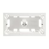 8592 BL Surface mounting box 2-gangs - White 2 gang White - Sky Niessen