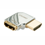 CROMO HDMI Male to HDMI Female 90 Degree Right Angle Adapter - Right Create easy access to your HDMI ports on the rear of your HDTV!