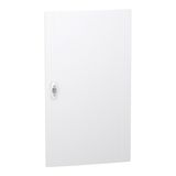 Door, PrismaSeT XS, plain, white (RAL 9003), for enclosure 4 x 18 modules