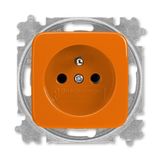 5519B-A02347 P Outlet single with pin + cover Orange
