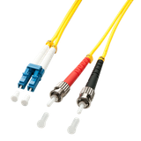 Fibre Optic Cable LC/ST, 1m 9/125µm, Singlemode