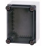 Insulated enclosure, smooth sides, HxWxD=250x187.5x175mm
