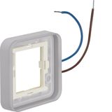 Frame 1gang, can be illuminated 230 V, for housing surface-mtd, W.1, b