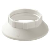 Shade-holder ring for E14 lamphld white