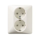 302EUJM Socket outlet Protective contact (SCHUKO) White - Jussi