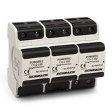 POWERTEC P 25kA + RC, 3+0 TNC - 350V, T1/2, pluggable