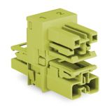 h-distribution connector 2-pole Cod. B light green