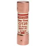 Fuse OT - Class K5 - Fast-Acting 250VAC 250VDC 25A Ferrule