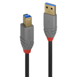 1m USB 3.2 Type A to B Cable, 5Gbps, Anthra Line USB Type A Male to B Male