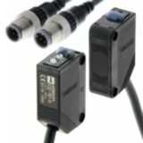 Photoelectric sensor, rectangular housing, infrared LED, through-beam,