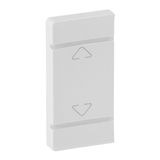 Cover plate Valena Life - Up/Down symbol - either side mounting - white