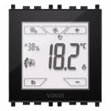 KNX touch-thermostat 2M black