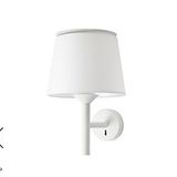 SAVOY WALL LAMP WHITE  E27