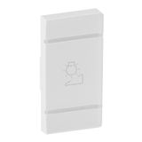 Cover plate Valena Life - regulation symbol - right-hand side mounting - white