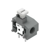 Stackable PCB terminal block push-button 1.5 mm² dark gray