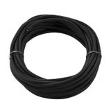 Textile cable tripolar, 10m, black