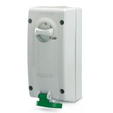 INTERLOCKED SOCKET 3P+N+E IP44 32A 2h