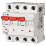 Miniature circuit breaker (MCB), 10 A, 3p+N, characteristic: B