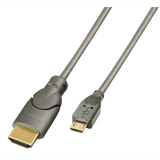 MHL to HDMI connection cable, 0.5m Show content stored on your smartphone on an MHL compatible HDTV