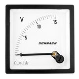 Voltmeter, 72x72mm, 15 VDC