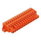 1-conductor female connector CAGE CLAMP® 2.5 mm² orange