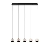 SENTUBAL Pendant light-Black-LED Dimm.-5,3W-2700K