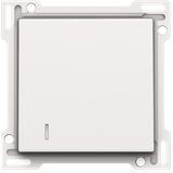 Finishing set for hotel card switch, white coated