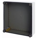 Insulated enclosure, smooth sides, HxWxD=375x375x150mm, NA type