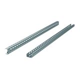 Mounting profiles (pair) L=400 mm with mounting accessories