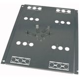 Mounting plate, +mounting kit, for NZM2, vertical, 4p, HxW=600x425mm