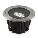 Recessed uplighting IP65-IP67 Gea Power LED Round  ø180mm LED 18W 3000K AISI 316 stainless steel 1101lm