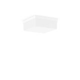 QUADRAT, white, on/off Ceiling and wall luminaires, L 270 B 270 H 115,