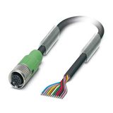 SAC-12P- 1,5-PUR/FS SCO - Sensor/actuator cable