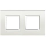 LL - COVER PLATE 2X2P 71MM WHITE