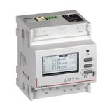 Easy Connect modular EMDX³ measuring unit for flexible Rogowski toroid with graphic display and MODBUS output 4 modules