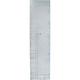 Partition side wall for HxD = 1400 x 800mm, IP20, galvanized