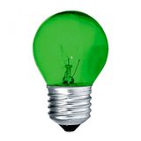 Bulb E27 15W P45 220V GREEN Spectrum