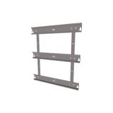 Replacement mounting rail frame for flush-mounting (hollow-wall) compact distribution boards