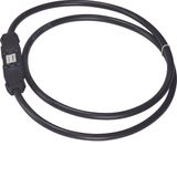 Connection cable Winsta, 3x2.5², 1.5m, PVC, Eca, black