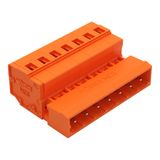 1-conductor male connector CAGE CLAMP® 2.5 mm² orange