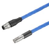 Data insert with cable (industrial connectors), Cable length: 3 m, Cat