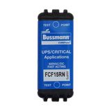 Eaton Bussmann series FCF fuse, Finger safe, power loss 3.48 w, 600 Vac, 600 Vdc, 15A, 300 kAIC 600 Vac, 50 kAIC 600 Vdc, Non Indicating, Fast acting, Class CF, CUBEFuse, Glass filled polyethersulfone case