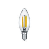 Bulb LED E14 filament candle 4W 470lm 2700K switch dimmer