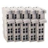 Terminal Block, Removable, Spring Clamp, 8 Pole, Open Style