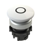 Illuminated white mushroom button with marking E2 1PL2F249L1