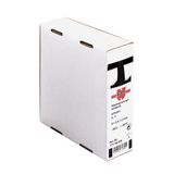 Heat-shrinkable tube, thin-wall, black 25.4/12.7mm 1box=5m