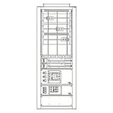 Ventilated panel H=50mm